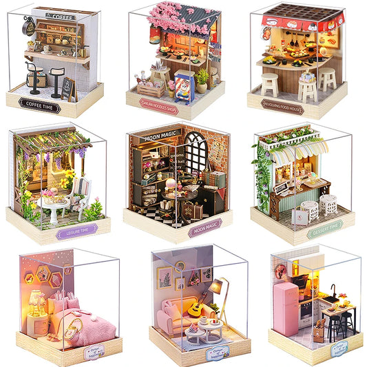 3D Mini Building Wooden Puzzle Model