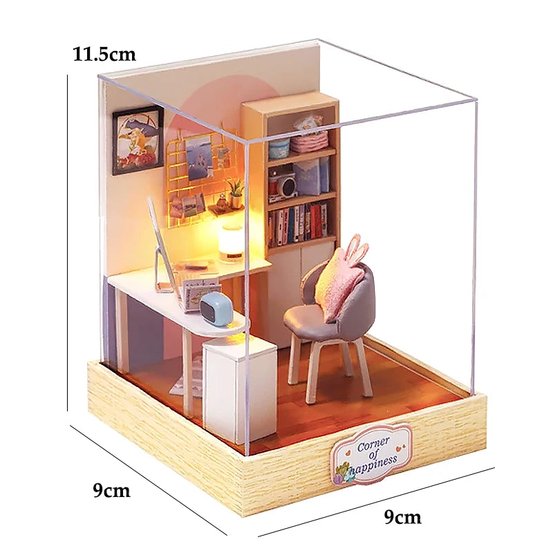 3D Mini Building Wooden Puzzle Model