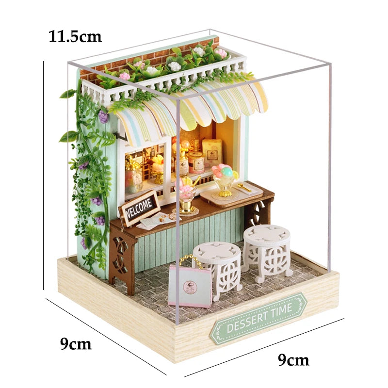 3D Mini Building Wooden Puzzle Model