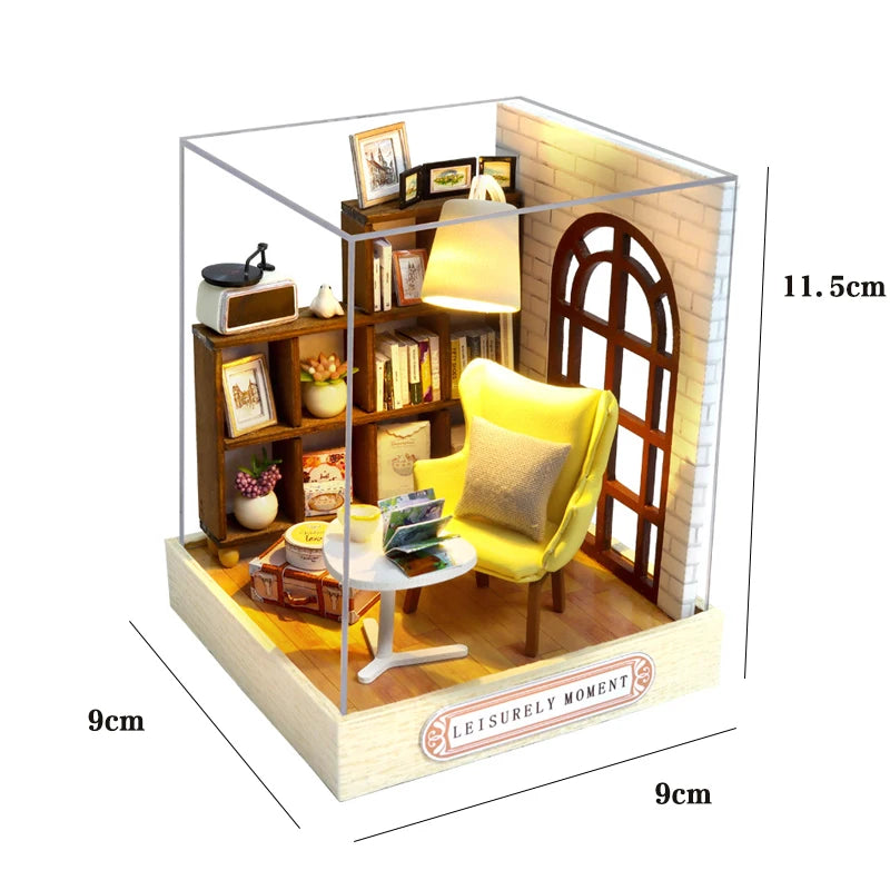 3D Mini Building Wooden Puzzle Model