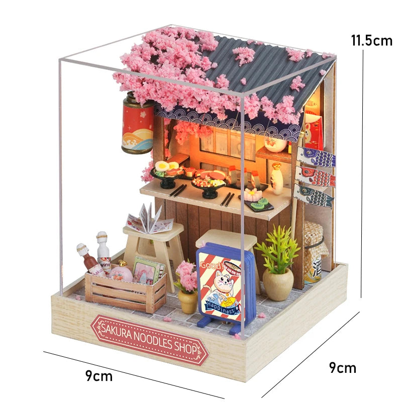 3D Mini Building Wooden Puzzle Model