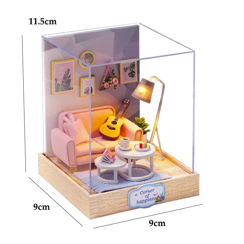 3D Mini Building Wooden Puzzle Model