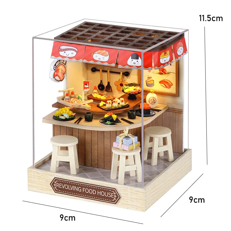 3D Mini Building Wooden Puzzle Model