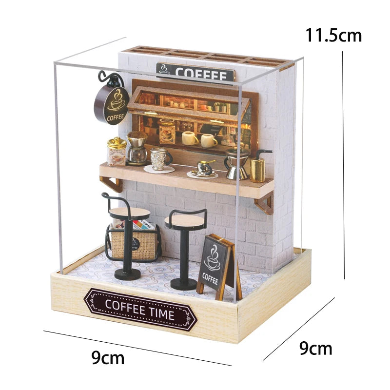 3D Mini Building Wooden Puzzle Model