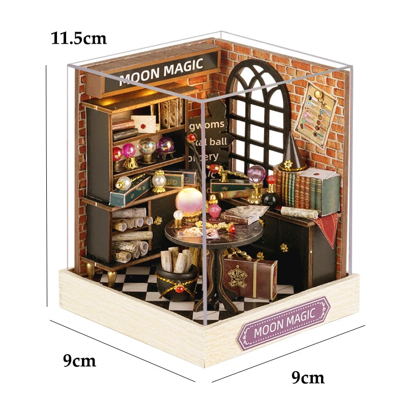 3D Mini Building Wooden Puzzle Model